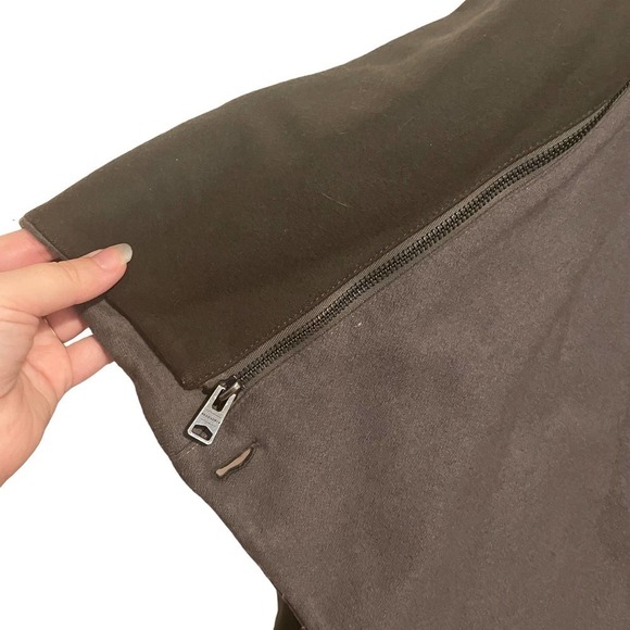 ALLSAINTS Chocolate Brown Wool Blend Jax Jacket w/Pockets - Picture 4 of 9